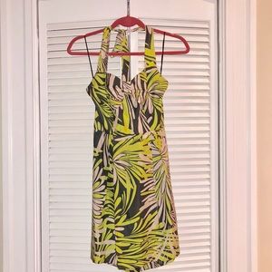 Silk halter dress